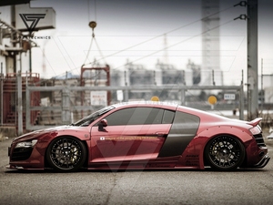 ชุดใยแก้วตัวถังแบบกว้างสำหรับรถ <span class=keywords><strong>Audi</strong></span> R8 V10 V8 - Product Image 5