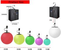 Projecteur LED cinétique RVB à changement de couleur DMX512 pour scène, effet de suspension, lampes matricielles pour DJ, discothèque et fête