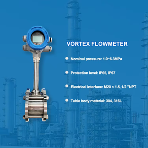 Para Vacorda, medidor de flujo de vórtice de alta precisión de acero inoxidable, medidores de flujo de medición de Gas de alta precisión con soporte OEM - Product Image 3