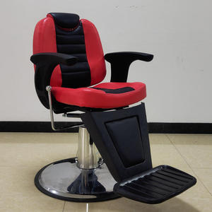 Chaise de barbier classique, économique, à base métallique réversible, couleur personnalisable, pour salon de coiffure - Product Image 2