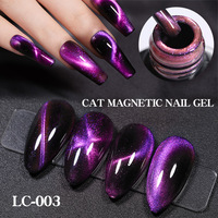 Ensemble de vernis gel yeux de chat-8 couleurs Galaxy multichromes, sans HEMA et salon-prêt pour la vente en gros de marque privée