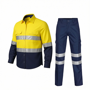Vêtements de travail réfléchissants et durables Hivis, vêtements de ferme, chemise et pantalon - Product Image 1