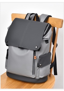 Sac à Dos <span class=keywords><strong>Homme</strong></span> Grande Capacité Tendance en Cuir PU Détachable Imperméable Léger Multifonctionnel pour Voyage, <span class=keywords><strong>Travail</strong></span> et <span class=keywords><strong>Ordinateur</strong></span> Portable - Product Image 5