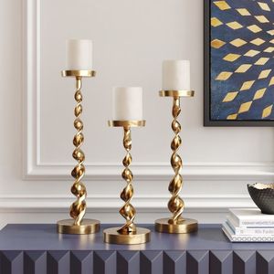 <b>Large</b> Metal <b>Candle</b> Holder for Pillar <b>Candles</b> Hotel Reception Wedding Hall and Banquet Decoration - Product Image 4