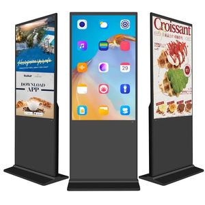 Affichages numériques 49/55 pouces, panneau publicitaire autoportant, écran LCD pour menu, affichage vidéo intérieur avec CE/FCC - Product Image 4