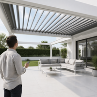 Hitzeschutz-Pavillon Elite: Dekorativer, geräuschreduzierender, vielseitiger, eleganter Bogenpavillon mit erstklassiger Ästhetik und Wohnkomfort