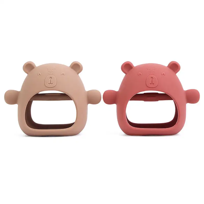 Preço de fábrica Fabricante Fornecedor Nunca Drop Bpa Free Food Grade Silicone Bebê Teether Pack Set