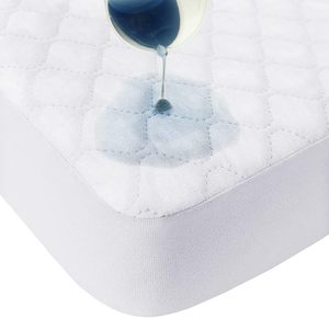 OEM bán buôn siêu mềm dệt kim tiêu chuẩn cũi trẻ mới biết đi Nệm bé tấm Polyester rắn không thấm nước co giãn được trang bị giường cũi - Product Image 2