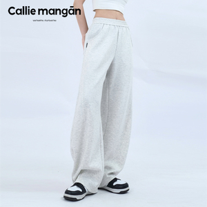 <span class=keywords><strong>Pantaloni</strong></span> Sportivi <span class=keywords><strong>Bianchi</strong></span> da Donna a Gamba Larga, Vita Alta Stile Baggy Casual da Allenamento con Coulisse e Tasche Tinta Unita Stile Cargo - Product Image 5