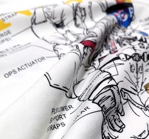 Maglietta estiva di alta qualità Oversize Logo personalizzato stampato a colori <span class=keywords><strong>t</strong></span>-<span class=keywords><strong>Shirt</strong></span> dei pesi massimi <span class=keywords><strong>Nasa</strong></span> - Product Image 2