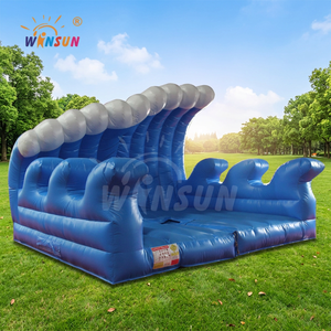 WINSUN - Pista de Obstáculos Inflable para Exteriores, Material de PVC, Certificación CE, Impermeable y Resistente al Fuego - Product Image 1