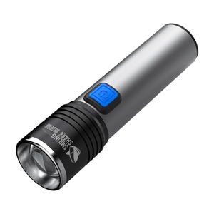 SMILING SHARK ไฟฉาย LED ขนาดเล็กอลูมิเนียมอัลลอยด์ปรับโฟกัสได้ ซูมได้ ไฟฉุกเฉินแบบพกพากลางแจ้ง - Product Image 2