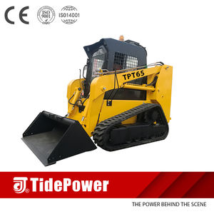 High Quality 3 Ton Wheel Loader Skid <b>Steer</b> Loader with Motor and <b>Pump</b> 1 Year Warranty - Product Image 3