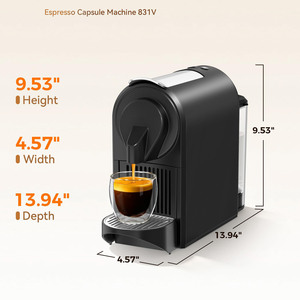 Macchina da Caffè Espresso Elettrica Portatile Nera da 20 <span class=keywords><strong>Bar</strong></span> per Uso Domestico, Monodose, di Grande Successo - Product Image 2