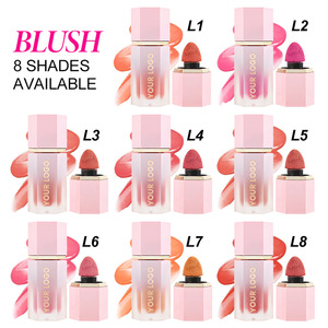 MLM Hot Sale Custom Liquid <b>Blush</b> Matte Finish Cheek Tint Long Lasting Blendable Natural Face Makeup Private Label OEM Wholesale - Product Image 5