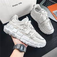 Chaussures de sport légères pour hommes, de luxe, de marque, à plateforme, à semelle épaisse, antidérapantes, décontractées, pour la course à pied