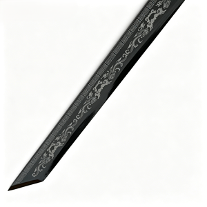 Populaire <span class=keywords><strong>108cm</strong></span> 1.65kg Dragon Hero Blackened Tang Dao avec poignée sculptée en forme de dragon pour collection de cosplay - Product Image 2
