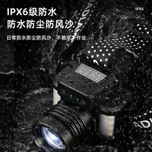 Lampe frontale étanche à induction Led Lumineux Portable de gros Puissant Type C <span class=keywords><strong>Zoom</strong></span> Rechargeable - Product Image 4