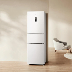 ตู้เย็น Mijia 256 ลิตร แบบสามประตู ระบบทำความเย็นแบบ Air Cooling ไม่ต้องละลายน้ำแข็ง ประหยัดพลังงาน พร้อมระบบอินเวอร์เตอร์ ตู้เย็นอัจฉริยะสำหรับครัวเรือน - Product Image 2