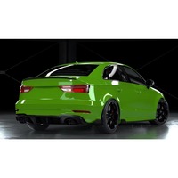 Diffuseur de pare-chocs arrière en fibre de carbone pour AUDI RS3 berline 2017 - 2019