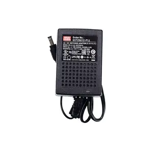 Mean Well GST25U12-P1J 25w 12V 2A Ac Dc USA AC2ピンプラグ110v5.52.1mmオフィス施設会社用プリンター電源アダプター