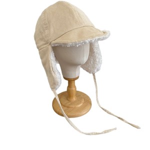 Lei Feng <b>Hat</b> Corduroy Fleece Lined Warm Windproof Winter <b>Bucket</b> <b>Hat</b> For Women <b>Reversible</b> Ear Protection - Product Image 5