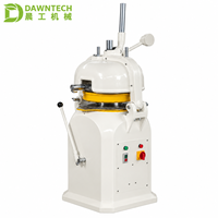 Machine semi-automatique de division et de façonnage de pâte, coupe-pâte et façonneuse commerciale pour boulangerie, pour la fabrication de boules de pâte à pain, à pain de mie et à pizza