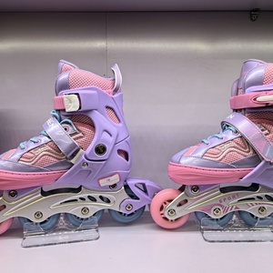 Có thể điều chỉnh thời trang hàng duy nhất thiết kế thẳng cứng mang lưới lót Inline Con lăn Skate với PU bánh xe cho bé trai và bé gái - Product Image 2