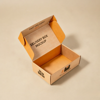 Boîte d'expédition en carton ondulé personnalisée pour l'e-commerce, vêtements, cadeaux, cosmétiques, emballages, boîtes d'expédition en kraft pour les magasins de détail