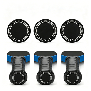 Pickleball <b>Paddle</b> Handle Weight End Cap Weighted Disc For Balance Customization 6g 9g 12g Options Power <b>Control</b> Stabilizer Set - Product Image 1