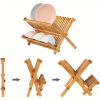 Support de rangement en bambou personnalisé avec logo pour assiettes, casseroles, couvercles, bols, tasses et planches à découper – Vente en gros