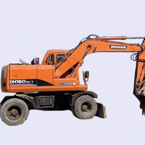 Excavadora de Ruedas Usada Doosan Serie DH150W Modelo 2023, 15 Toneladas, Motor y Caja de Cambios, Bomba Hidráulica, Fabricada en Corea, Equipo de Construcción - Product Image 1