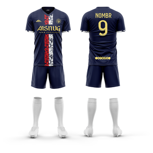 Il produttore di magliette da calcio per bambini sublimate personalizzate indossa un Set uniforme per la squadra nazionale del bambino vecchia scuola di calcio - Product Image 6