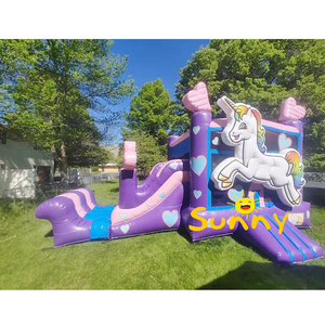 Maison gonflable de videur <span class=keywords><strong>Funhouse</strong></span> gonflable Spiderman Maison gonflable de rebond avec la glissière - Product Image 3