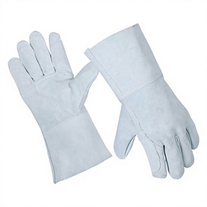 Guantes de Seguridad Reforzados Florida, de Cuero Vacuno, Antiestáticos, Antideslizantes, 11 oz, Resistentes a Chispas, para Trabajo Industrial Pesado - Product Image 1