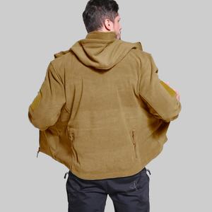 Custom Polar Fleece <b>Zip</b> up <b>Hoodies</b> Wild Comfort for All Seasons 6 Secure <b>Pockets</b> Men Baer Skin Hoodie - Product Image 3