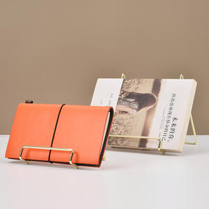 Marco <span class=keywords><strong>de</strong></span> fotos dorado <span class=keywords><strong>de</strong></span> alambre <span class=keywords><strong>de</strong></span> Metal, bandeja <span class=keywords><strong>de</strong></span> almacenamiento con soporte <span class=keywords><strong>de</strong></span> exhibición para ipad, libro, cocina, teléfono móvil, menú <span class=keywords><strong>de</strong></span> recetas - Product Image 4