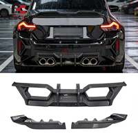 Diffuseur arrière en fibre de carbone pour BMW M2 G87 2023+ – Lame inférieure de pare-chocs arrière et séparateur latéral – Pièces de modification de carrosserie