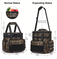 Sac à déjeuner double pour hommes, sac isotherme pour adultes, boîte à lunch thermique, sac isotherme étanche et anti-fuite