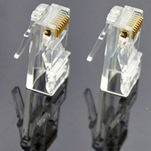 <b>Rj45</b> Cat6 Ethernet Connector 8P8C Copper Core Unshielded For Network <b>Cabling</b> - Product Image 1