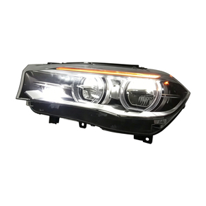 Gruppo Fari Anteriori, Fari LED di Tipo Europeo Aggiornati per <span class=keywords><strong>BMW</strong></span> Serie <span class=keywords><strong>X5</strong></span> F15 2014-2017, Xenon, DRL Giallo-Bianco Commutabile - Product Image 3