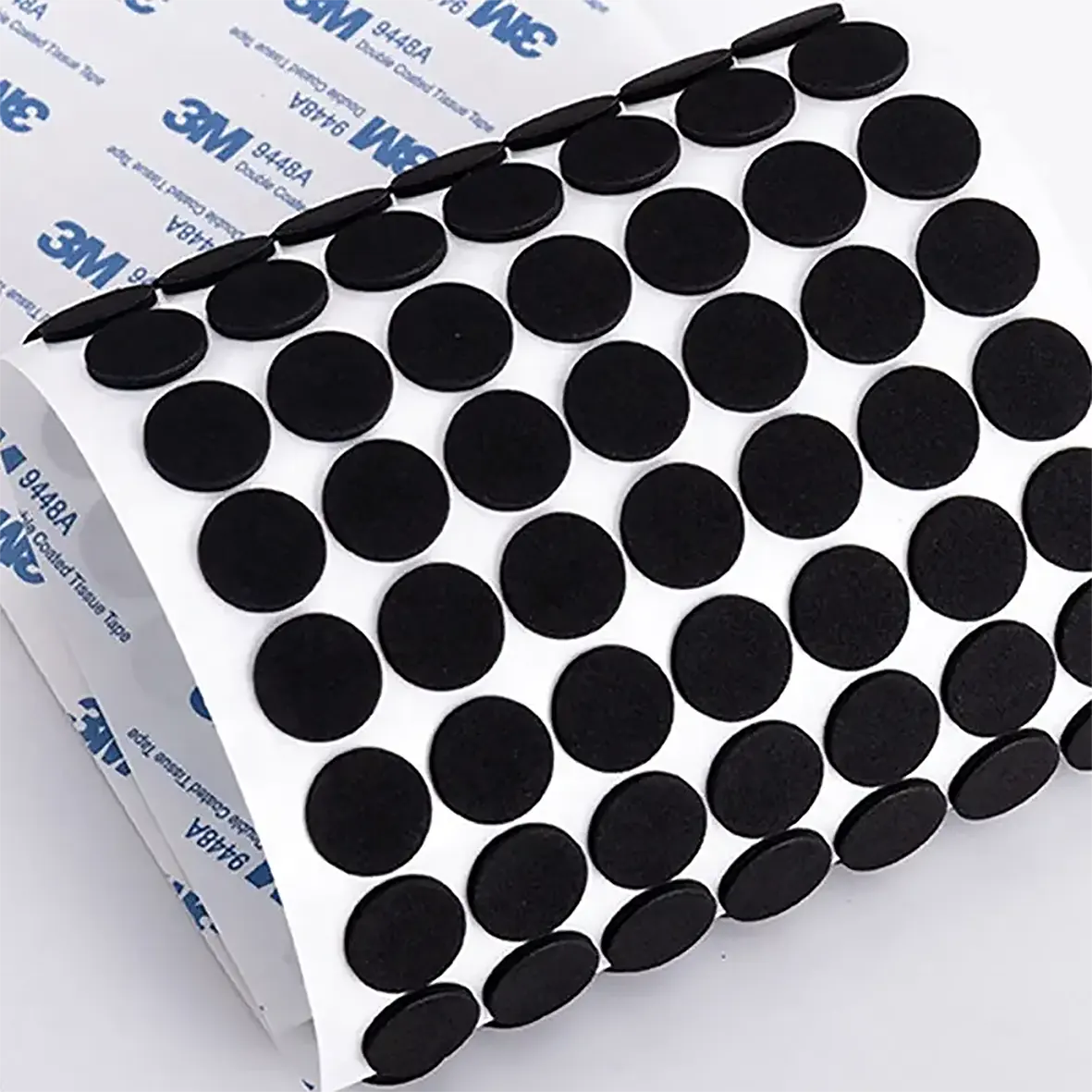 마찰 내열 블랙 자체 접착 EVA 실리콘 고무 패드 플랫 라운드 사각 접착 패드 개스킷