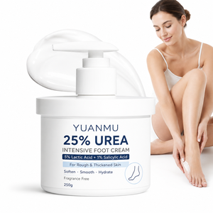 Crema <span class=keywords><strong>para</strong></span> <span class=keywords><strong>Pies</strong></span> con 25% de Urea, Ácido Láctico y Ácido Salicílico, Humectante Intensivo <span class=keywords><strong>para</strong></span> Talones Agrietados, Loción de Urea <span class=keywords><strong>para</strong></span> Piel Seca - Product Image 1