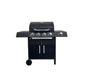 גריל ברביקיו מודרני נייד מתקפל, עשוי מברזל מצופה אבקה, עם מבער גז, קל להרכבה, ניתן להתאמה אישית, למטבח חיצוני. - Product Image 5