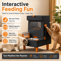 Distributeur automatique intelligent pour animaux de compagnie, grande capacité 10L, moderne, étanche, avec caméra HD et vision nocturne, contrôle par application, pour chats de grande taille et chiens de petite et moyenne taille
