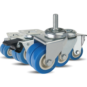 Porte suspendue appât établi 28mm 50mm <span class=keywords><strong>Supo</strong></span> 3 pouces caoutchouc PVC pivotant meubles roulettes - Product Image 1