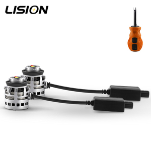 Paquete de 2 Bombillas LED de Alta Potencia para Faros Antiniebla de Automóvil L1B 60 Watts/Bombilla 13200LM Luz Blanca/Amarilla Ámbar para Toyota <span class=keywords><strong>Corolla</strong></span> Prius NOAH - Product Image 1