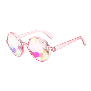 <span class=keywords><strong>Lunettes</strong></span> de soleil rondes kaléidoscopiques pour hommes et femmes, <span class=keywords><strong>lunettes</strong></span> de fête psychédéliques à prisme diffracté, <span class=keywords><strong>lunettes</strong></span> EDM pour femmes - Product Image 6