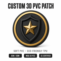 Deutschland-Flagge 3D PVC Weicher Gummi-Patch Individuelles Abzeichen mit Klettverschluss für Hut und Kappe
