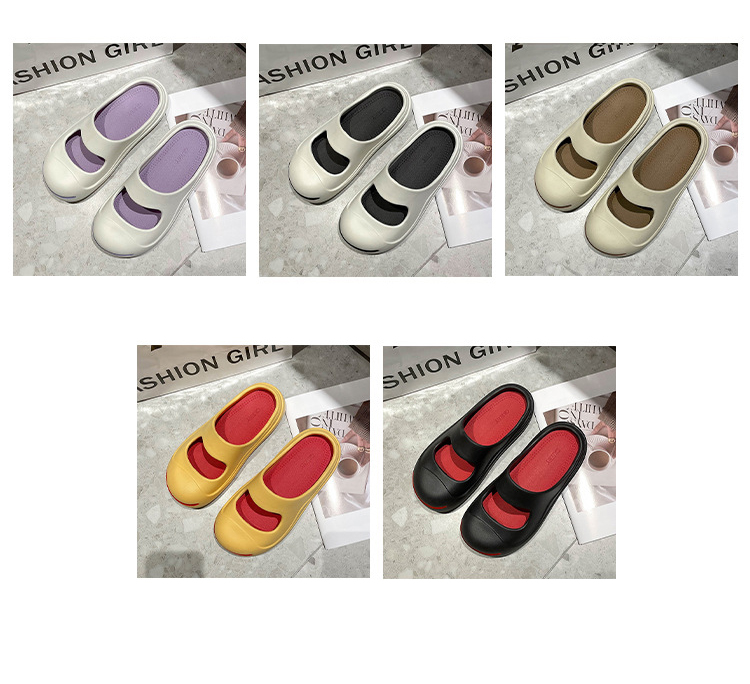 Women Slide Sandals Ladies House Slippers for Home Thick Soles Non-slip Women's EVA Slippers